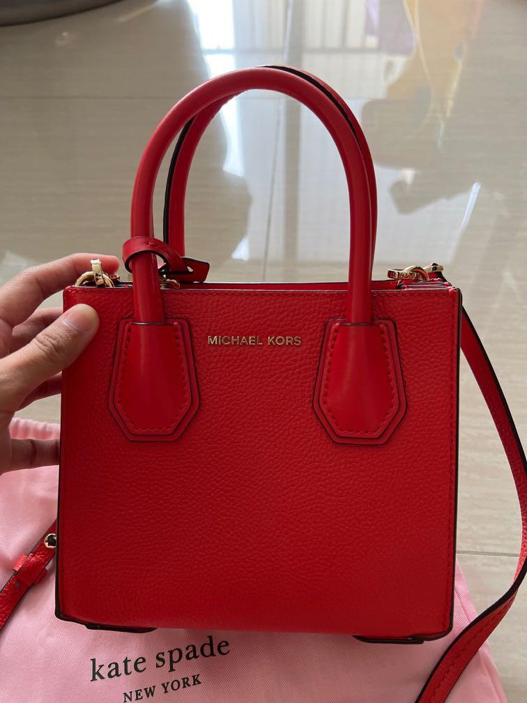 Michael Kors cross body bag in red