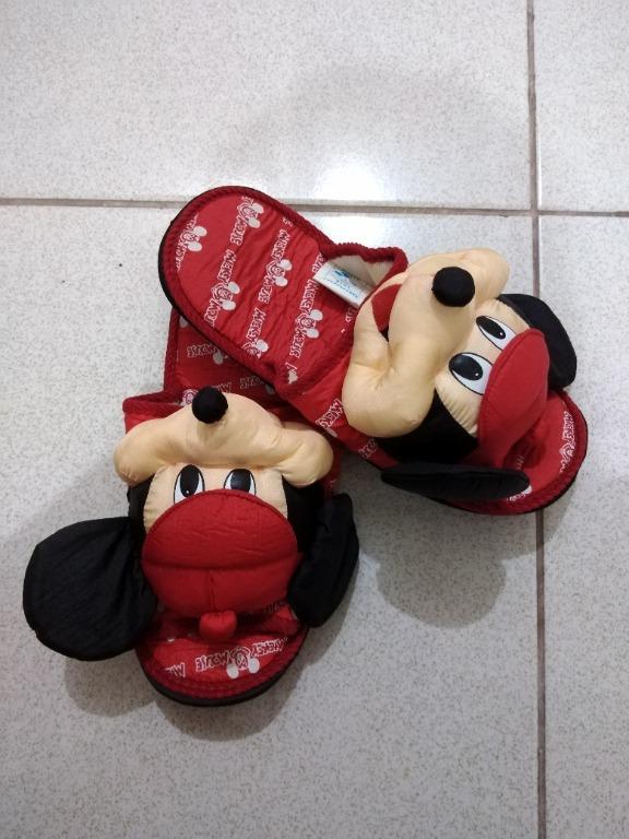 Mickey Mouse bedroom house slippers slipper (Category: Slippers & Slides) located in Caloocan City. Submitted by mama_mia20 (Listing ID 1155240913, Image 1). Description: Brand new. House slippers. Cute .