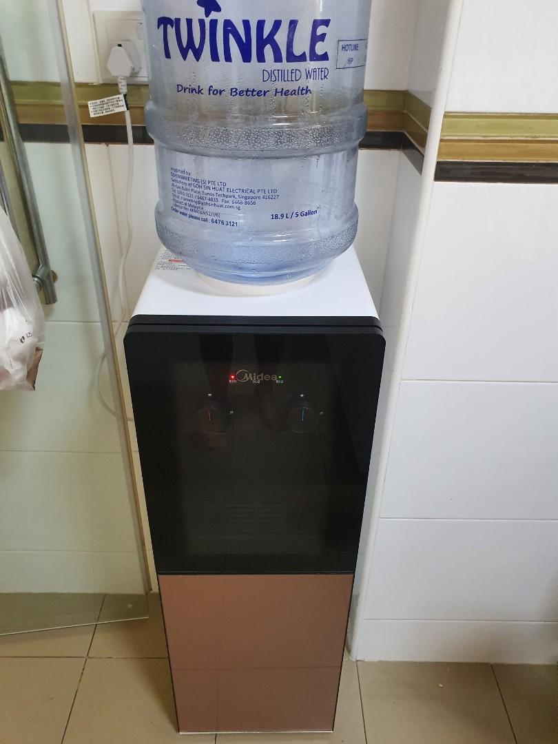 Midea Water dispenser, hot and cold with storage, TV & Home Appliances, Kitchen Appliances