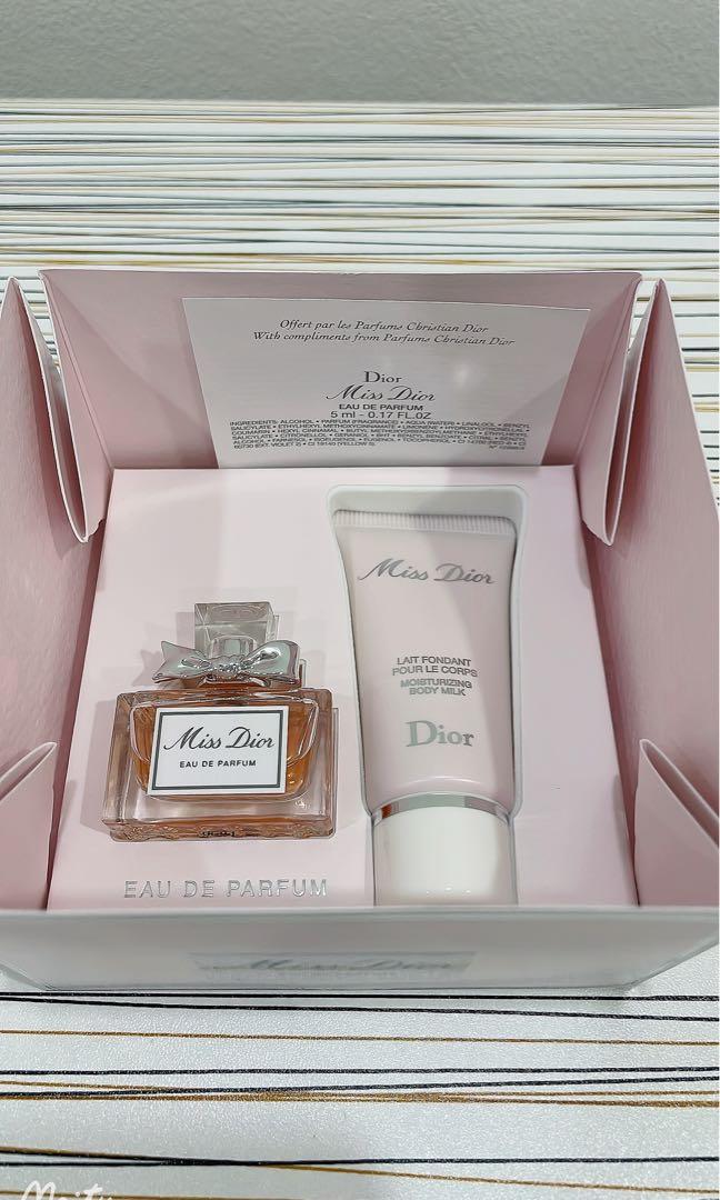 Miss dior perfume and lotion set clearance
