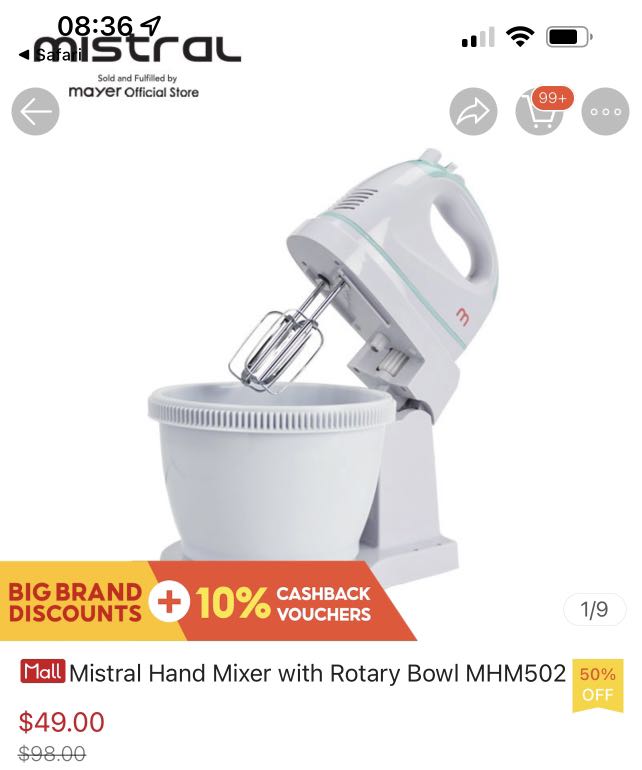 hand mixer in store