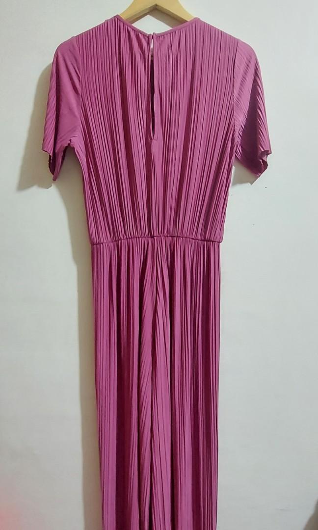 Monki pleated jumpsuit deals