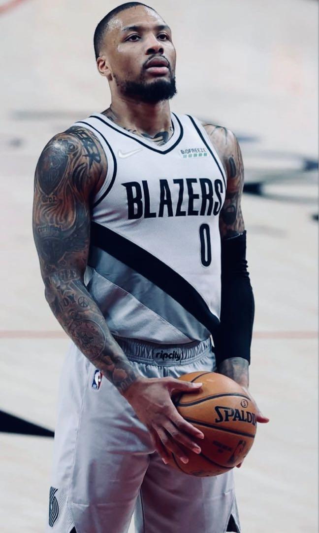 Portland Trail Blazers #0 Damian Lillard Gray NBA Swingman 2020-21 Earned  Edition Jersey on sale,for Cheap,wholesale from China