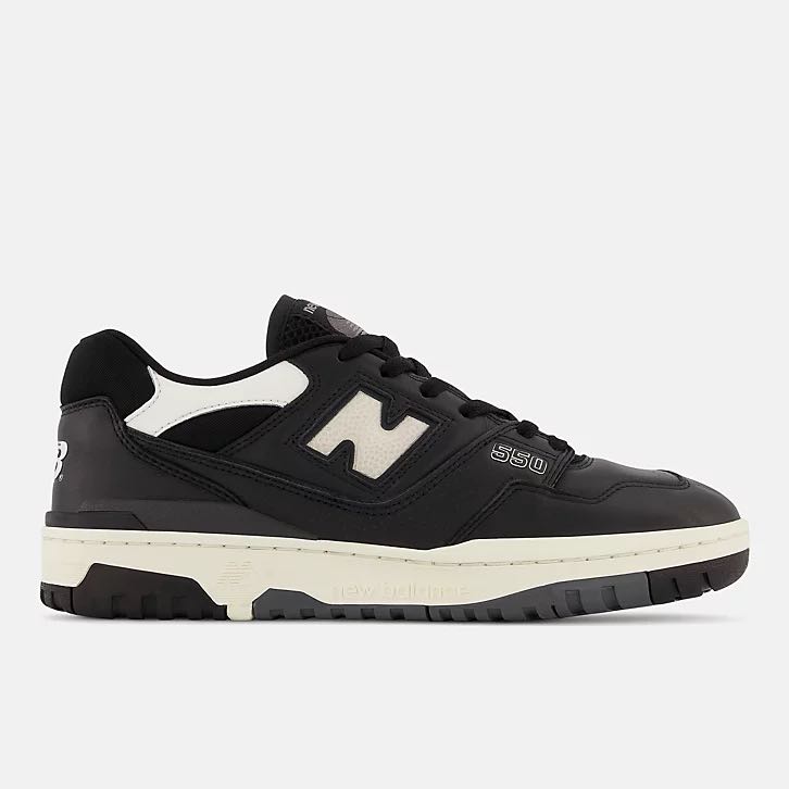 New Balance 550 Black/Cream, Men's Fashion, Footwear, Sneakers on Carousell