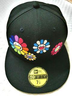 Takashi Murakami x New Era 59FIFTY Ohana Flowers Fitted Cap sz 8