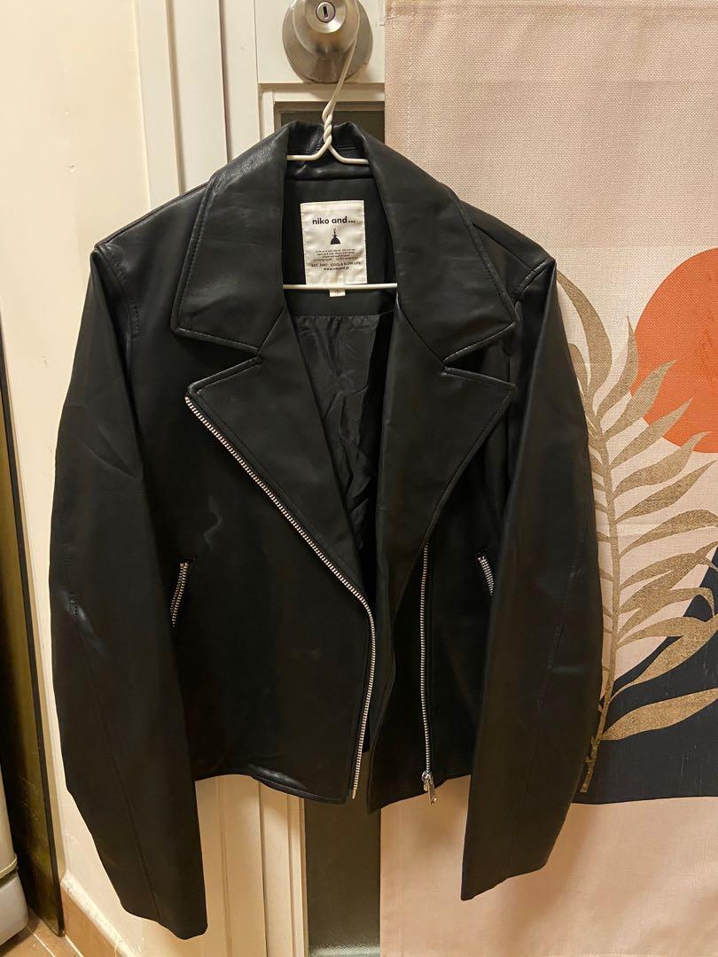 Niko and .. .faux leather jacket 人造皮皮褸, 女裝, 外套及戶外衣服