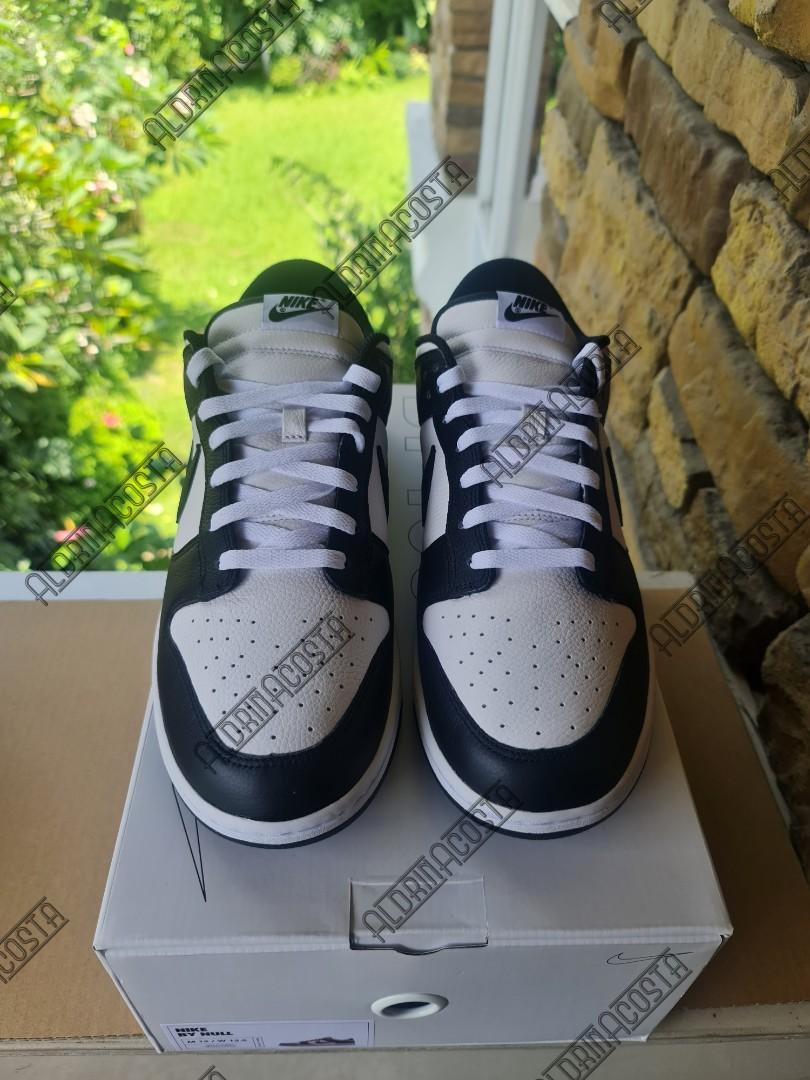 nike dunk panda white laces