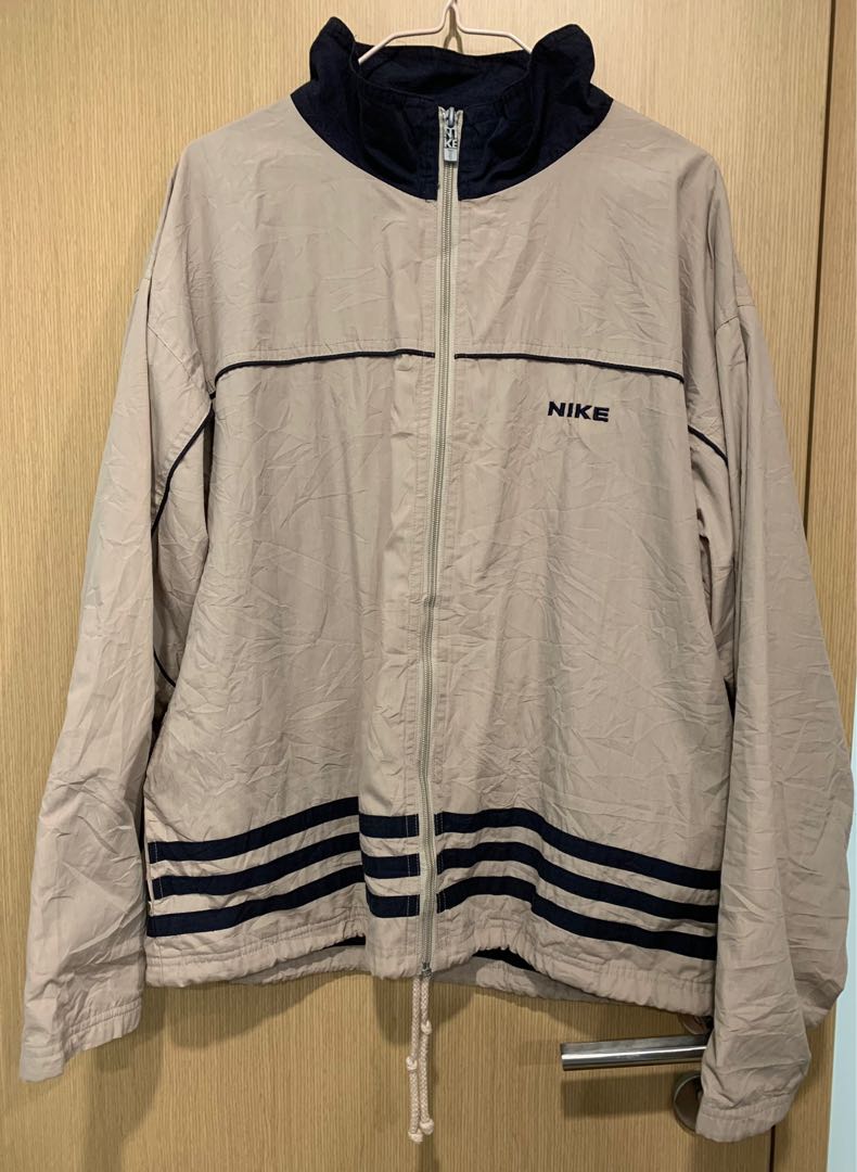 nike khaki windbreaker