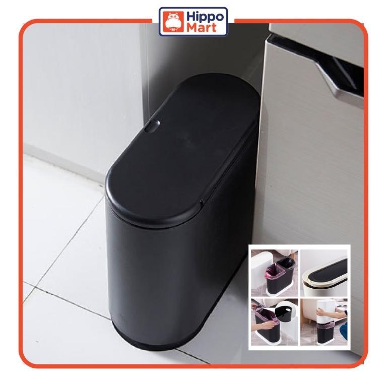 NORDIC Pushpod Waste Bin 10L [Multiple colours]/Rubbish Bin/Trash Bin