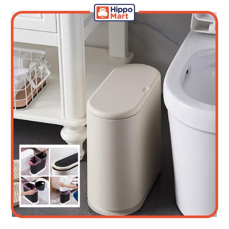 NORDIC Pushpod Waste Bin 10L [Multiple colours]/Rubbish Bin/Trash Bin