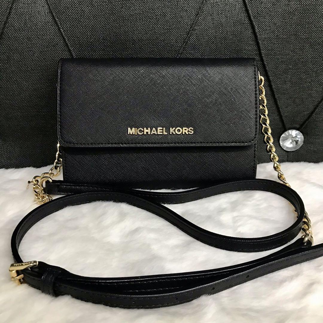 Original Michael Kors Wallet on Chain, Luxury, Bags & Wallets on Carousell