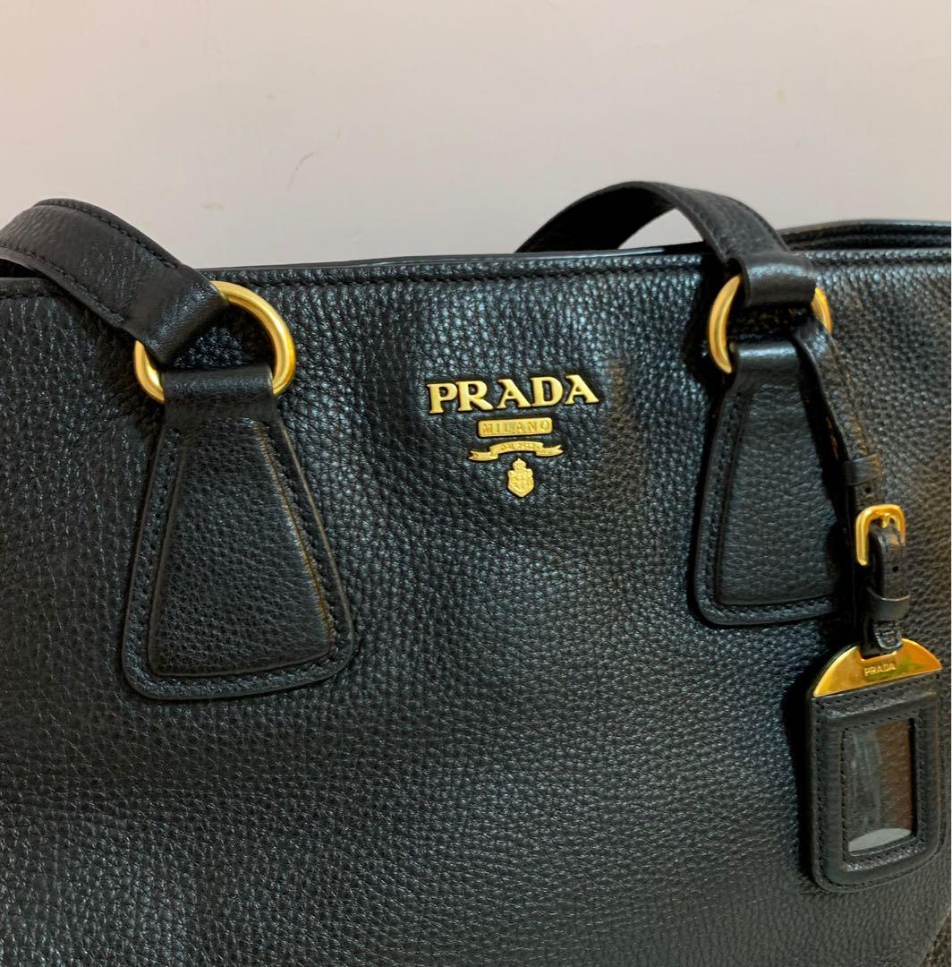 最終値下げ PRADA vitello 美品 PHENIXショルダーバッグ PRADA phenix