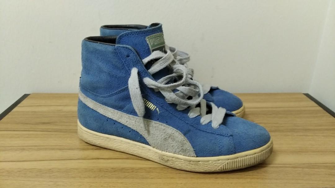 Puma suede high cut Men s Fashion Footwear Sneakers on Carousell