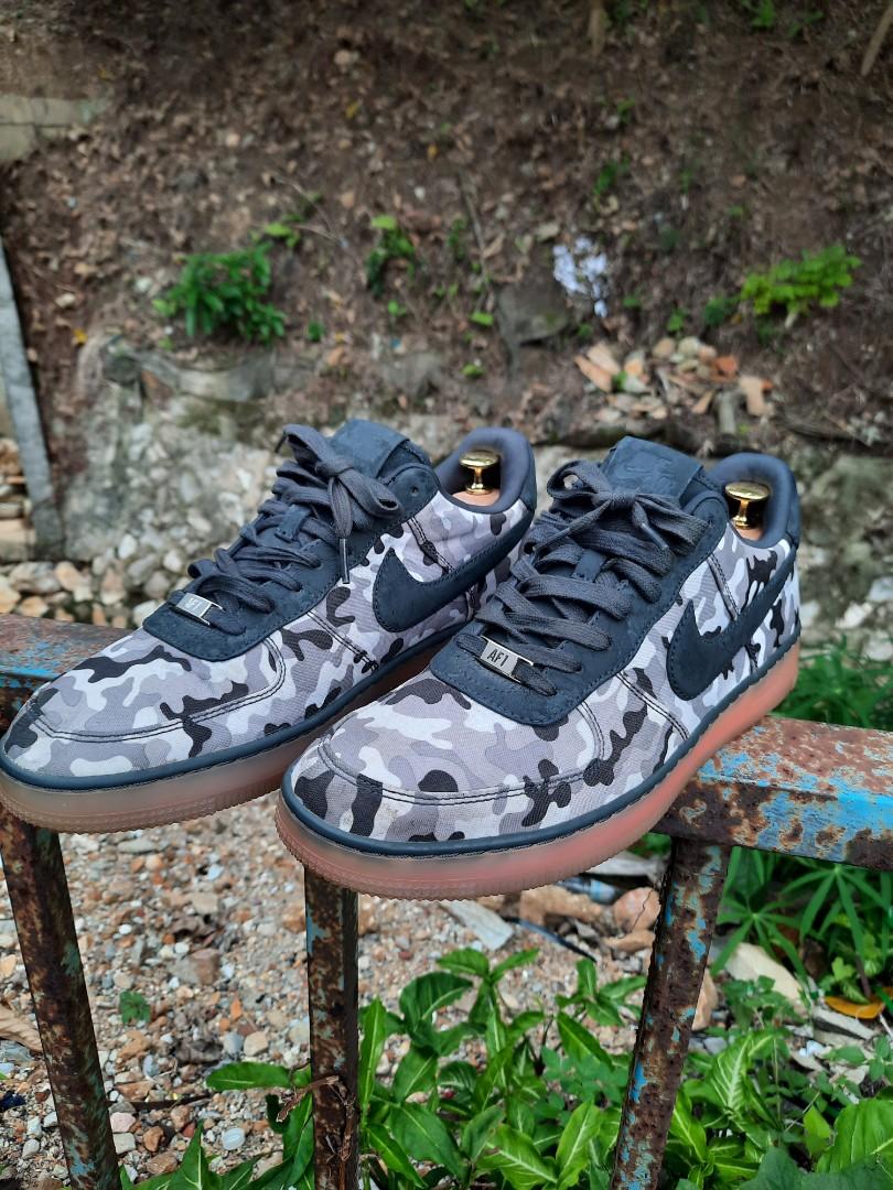 Rare nike air force 1 downtown txt fighter jet camo