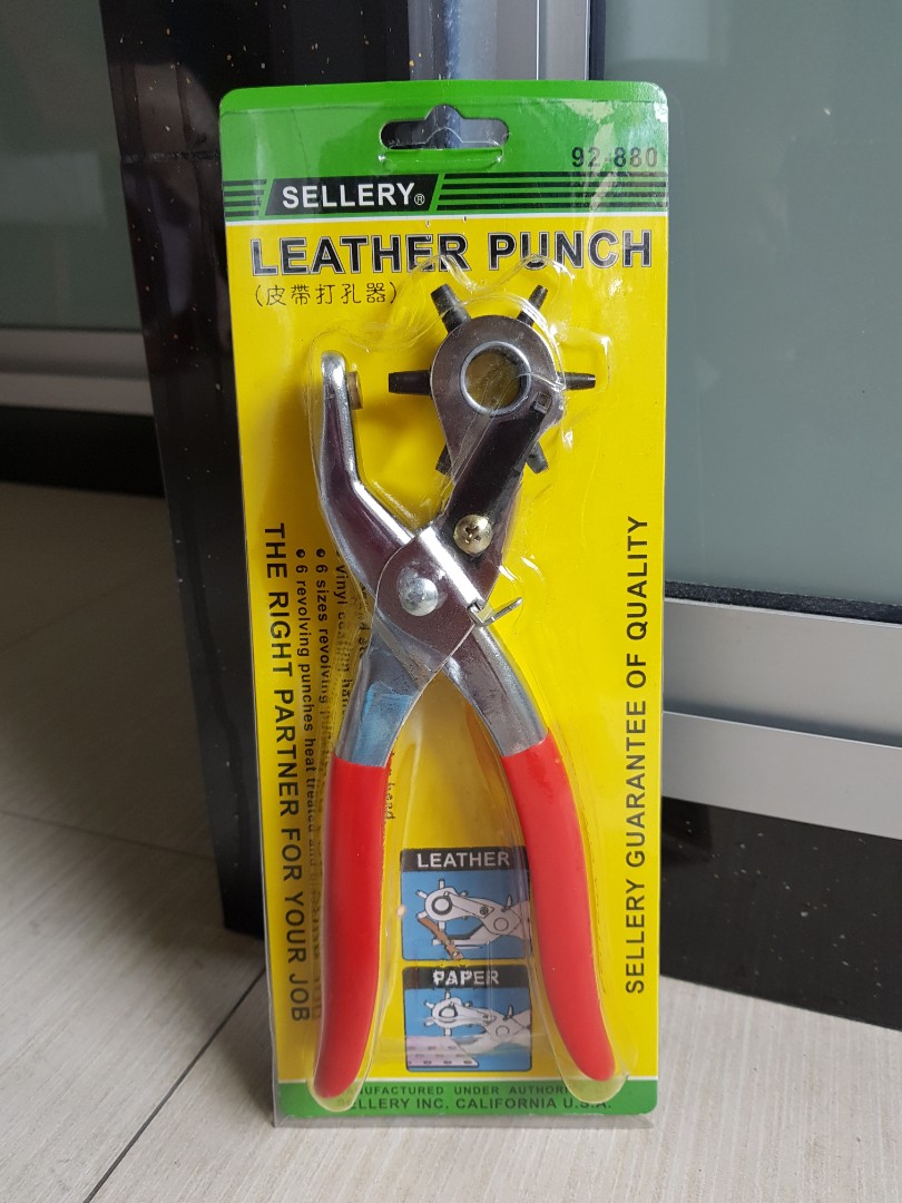 [RARELY USE] LEATHER PUNCH, Hobbies & Toys, Stationery & Craft, Craft