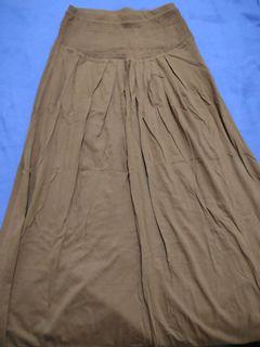 Runched Maxi Skirt