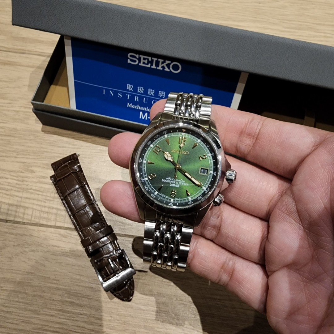 Seiko Alpinist SARB017 with Uncle Seiko Beads of Rice Bracelet, Men's  Fashion, Watches & Accessories, Watches on Carousell