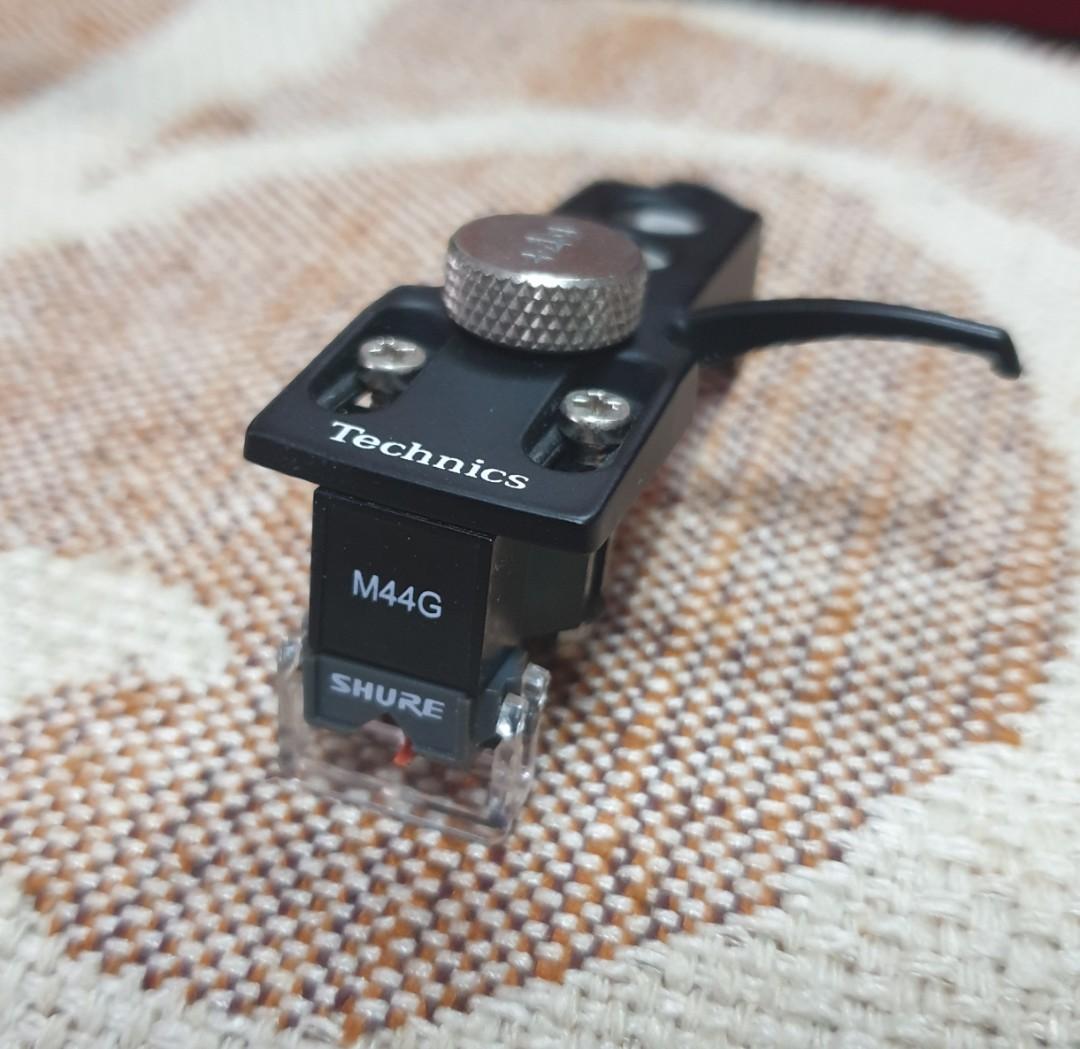 SHURE M44G Cartridge & Stylus (Category: Microphones) located in Manila. Submitted by racz03 (Listing ID 1155166484, Image 2). Description: Shure M44G Cartridge with Shure Stylus with Original Technics Headshell & 4 grams headshell weight in Excellent Condition . Good Quality Cartridge & Stylus.