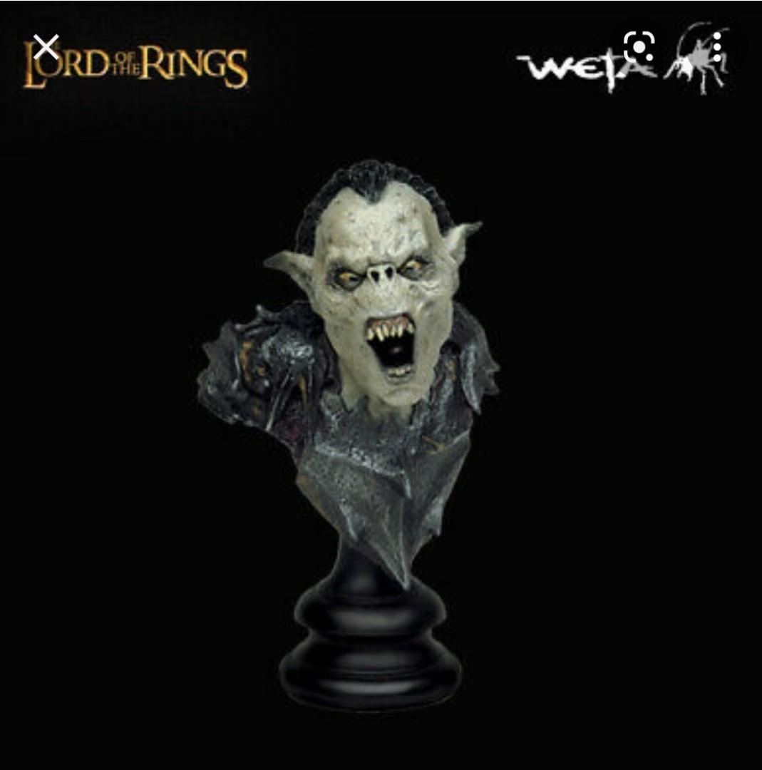 Buste Seigneur Des Anneaux – Orc Swordsman De Moria – Sideshow Weta – Polystone