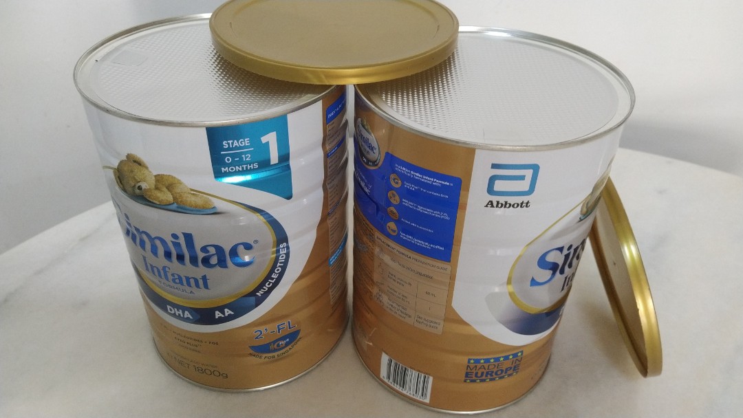 Similac stage 1, 0-12 mths, 1.8kg tin, Babies & Kids, Nursing & Feeding ...