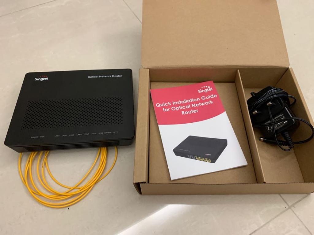 Singtel Optical Modem Huawei HG8244H ONR Brand New Condition in Box