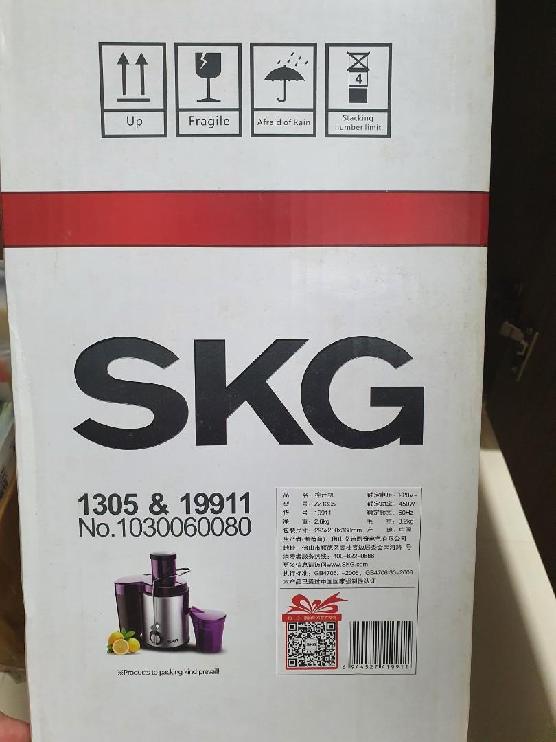 SKG juicer, TV & Home Appliances, Kitchen Appliances, Juicers, Blenders