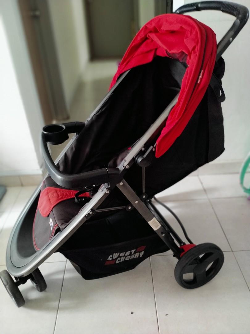 Baby stroller top sweet cherry