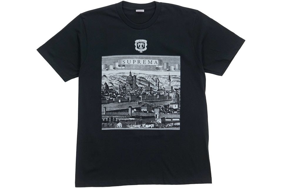 Supreme Fiorenza tee black, Men's 