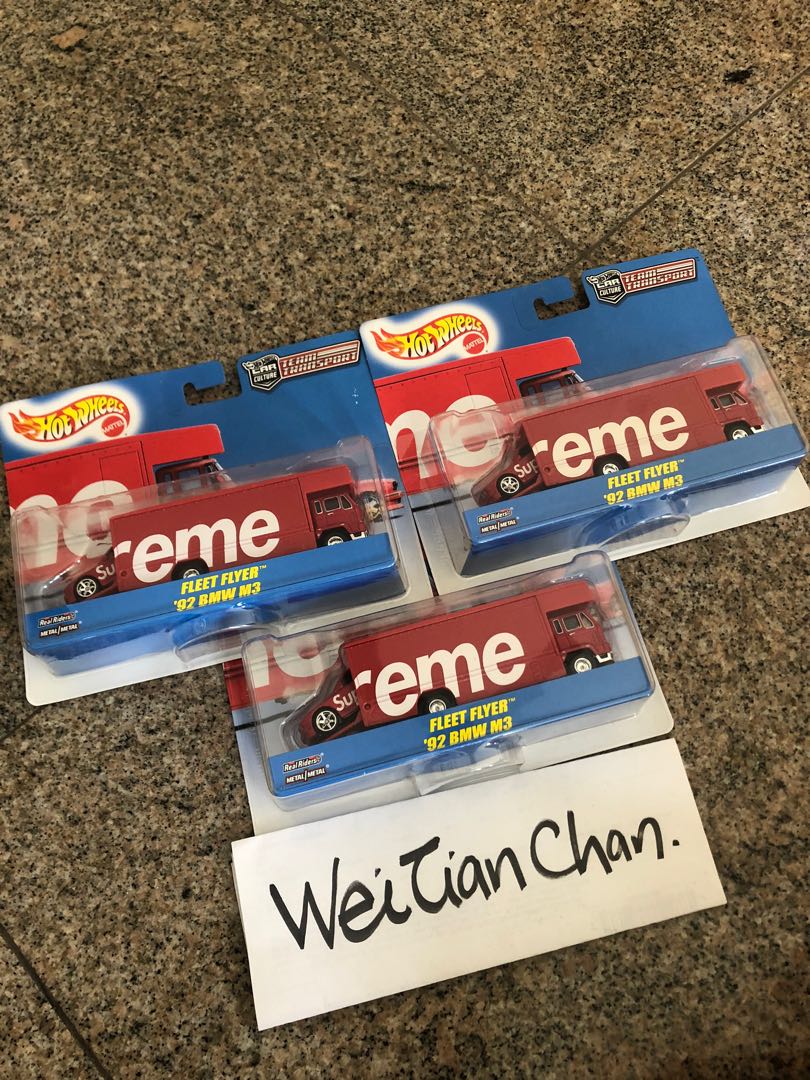 Supreme X Hot Wheels Brand New Hobbies And Toys Toys And Games On Carousell 1455