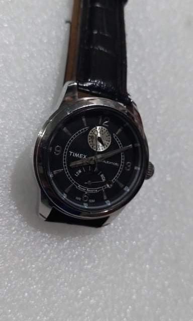 Timex automatic (Category: Men's Watches) located in Caloocan City. Submitted by great_2003 (Listing ID 1155185379, Image 3). Description: all stainless steel good running condition 2nd item limit expectation .wysiwyg as is only strap palitin na po diameter size approx ...42 mm.