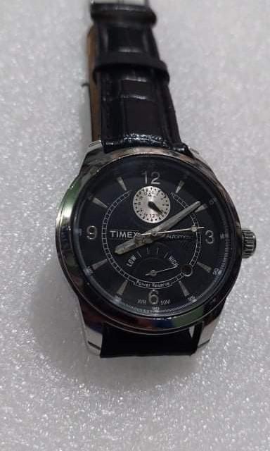 Timex automatic (Category: Men's Watches) located in Caloocan City. Submitted by great_2003 (Listing ID 1155185379, Image 2). Description: all stainless steel good running condition 2nd item limit expectation .wysiwyg as is only strap palitin na po diameter size approx ...42 mm.