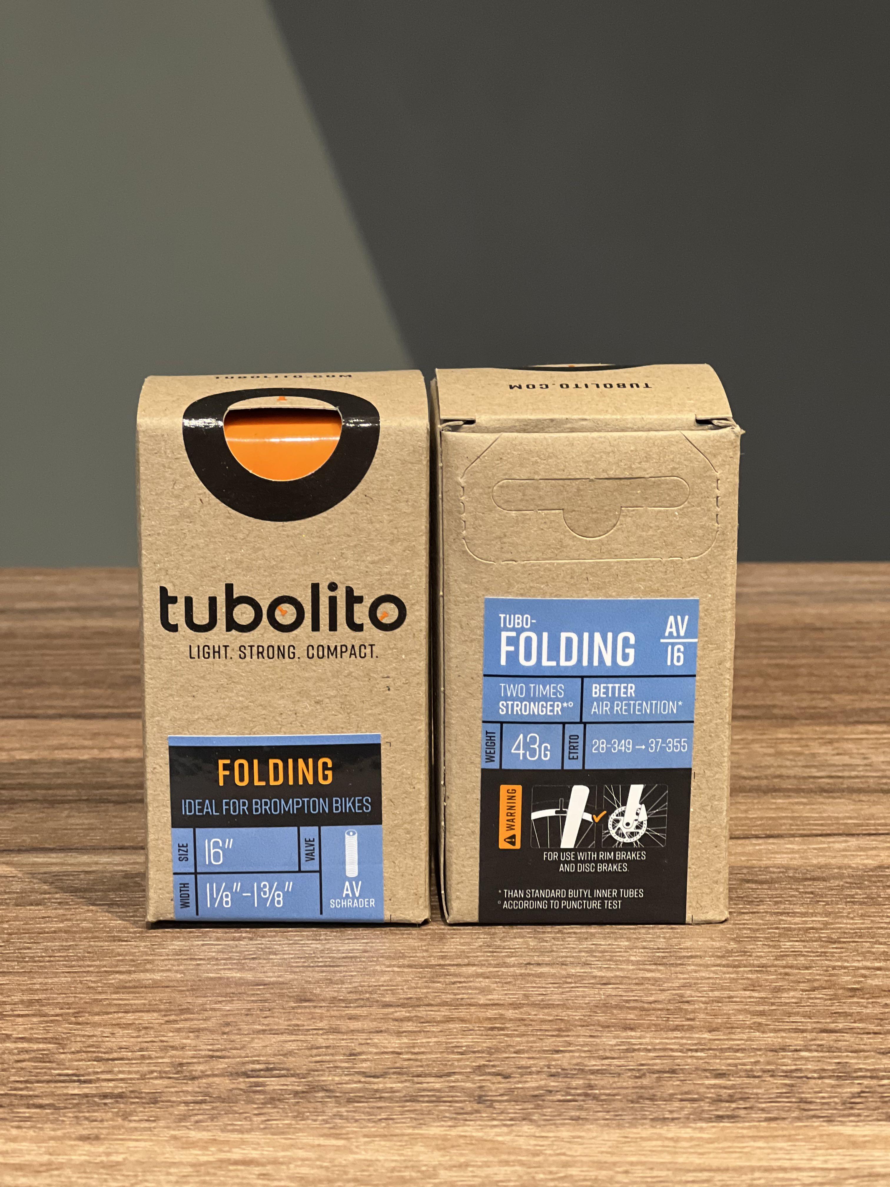 Tubolito Tubo Folding Bike Inner Tube for Brompton Schrader Valve