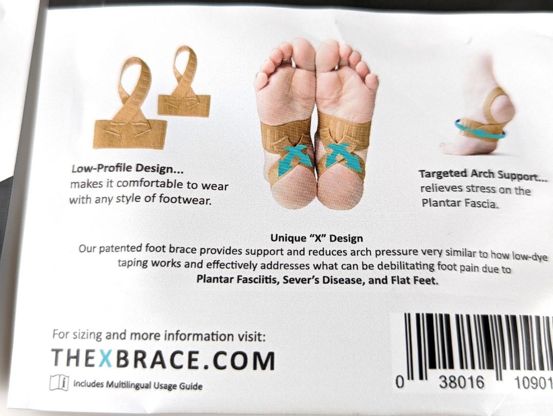 X brace hotsell foot and arch