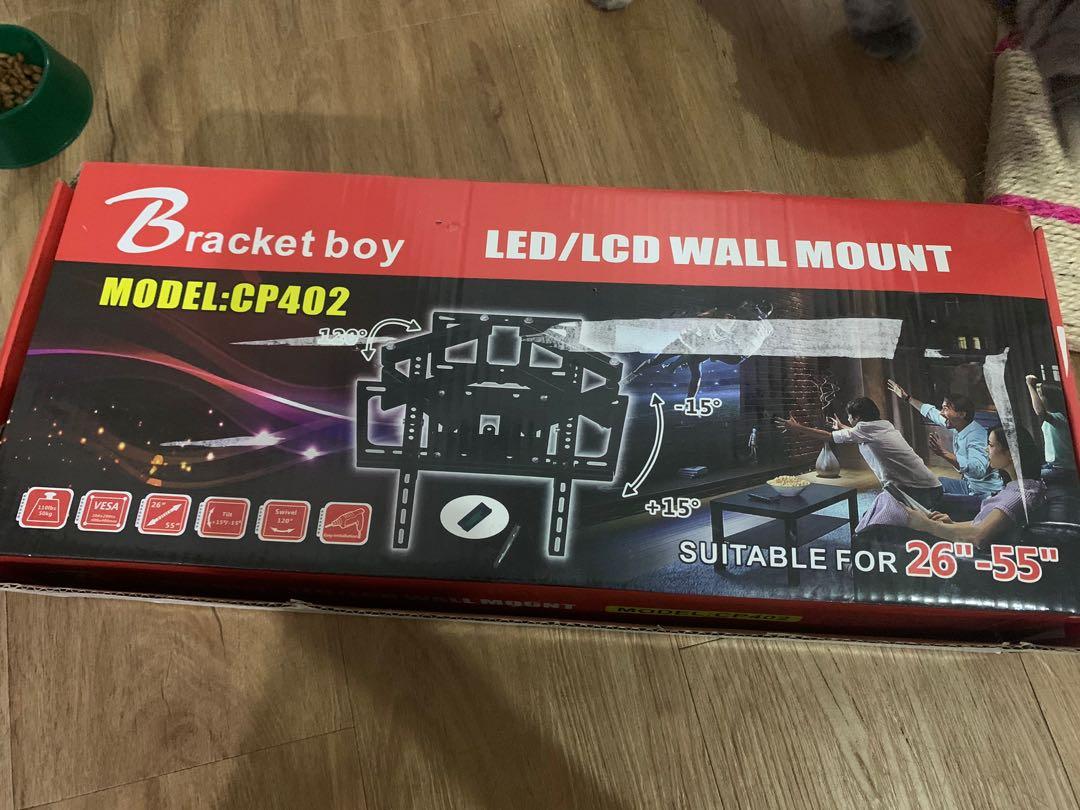 TV Wall Mount for 26"-55" (Category: Mounts & Holders) located in Quezon City. Submitted by declutterdaily (Listing ID 1155261418, Image 1). Description: RFS: Doesn't fit our tv.