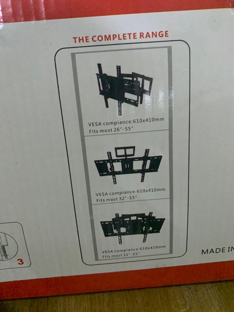 TV Wall Mount for 26"-55" (Category: Mounts & Holders) located in Quezon City. Submitted by declutterdaily (Listing ID 1155261418, Image 2). Description: RFS: Doesn't fit our tv.