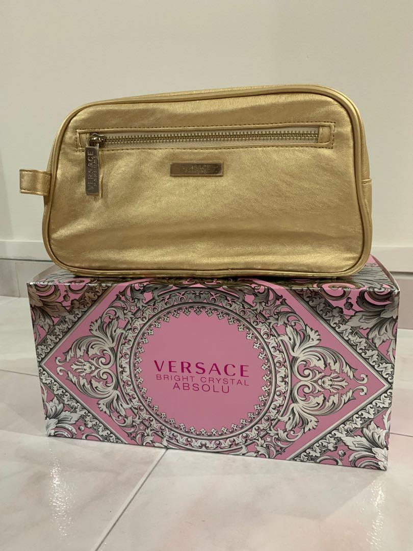 Versace makeup bag hot sale