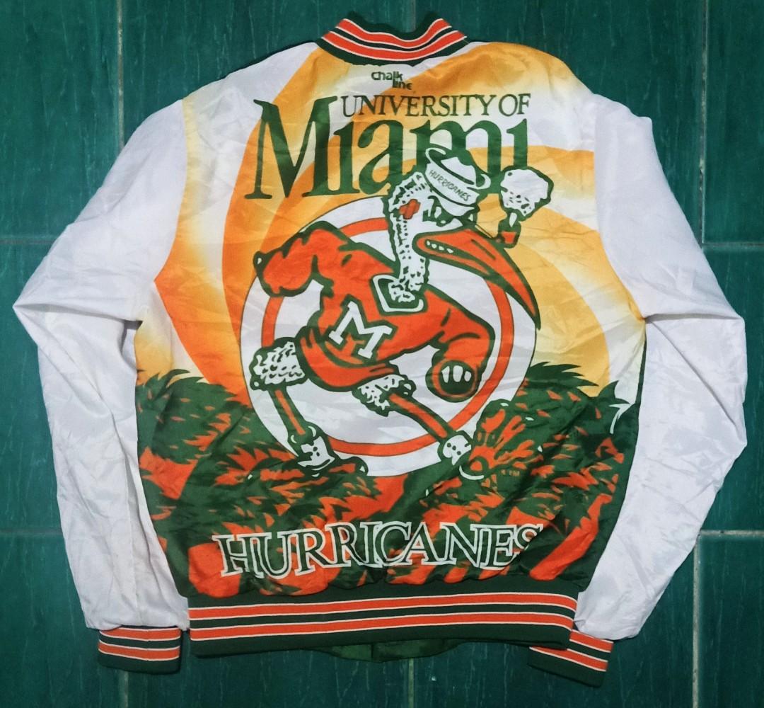 Miami hurricanes top letterman jacket
