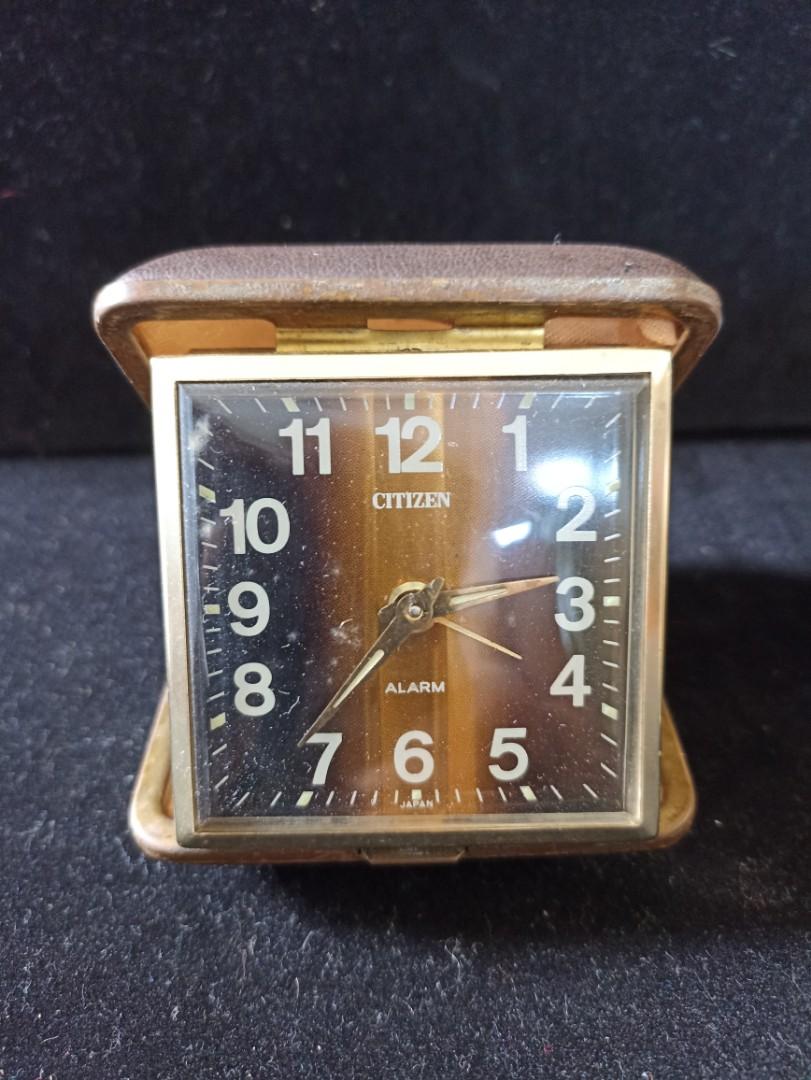 Vintage Citizen Travel Alarm Clock, Hobbies & Toys, Memorabilia