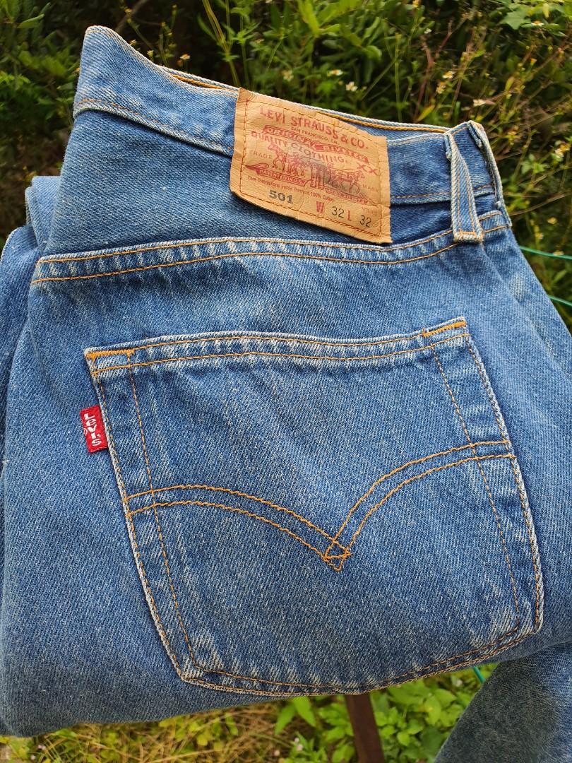 Vintage Levis 501 Jeans Size 32 Made in Mexico, Men's Fashion, Bottoms,  Jeans on Carousell