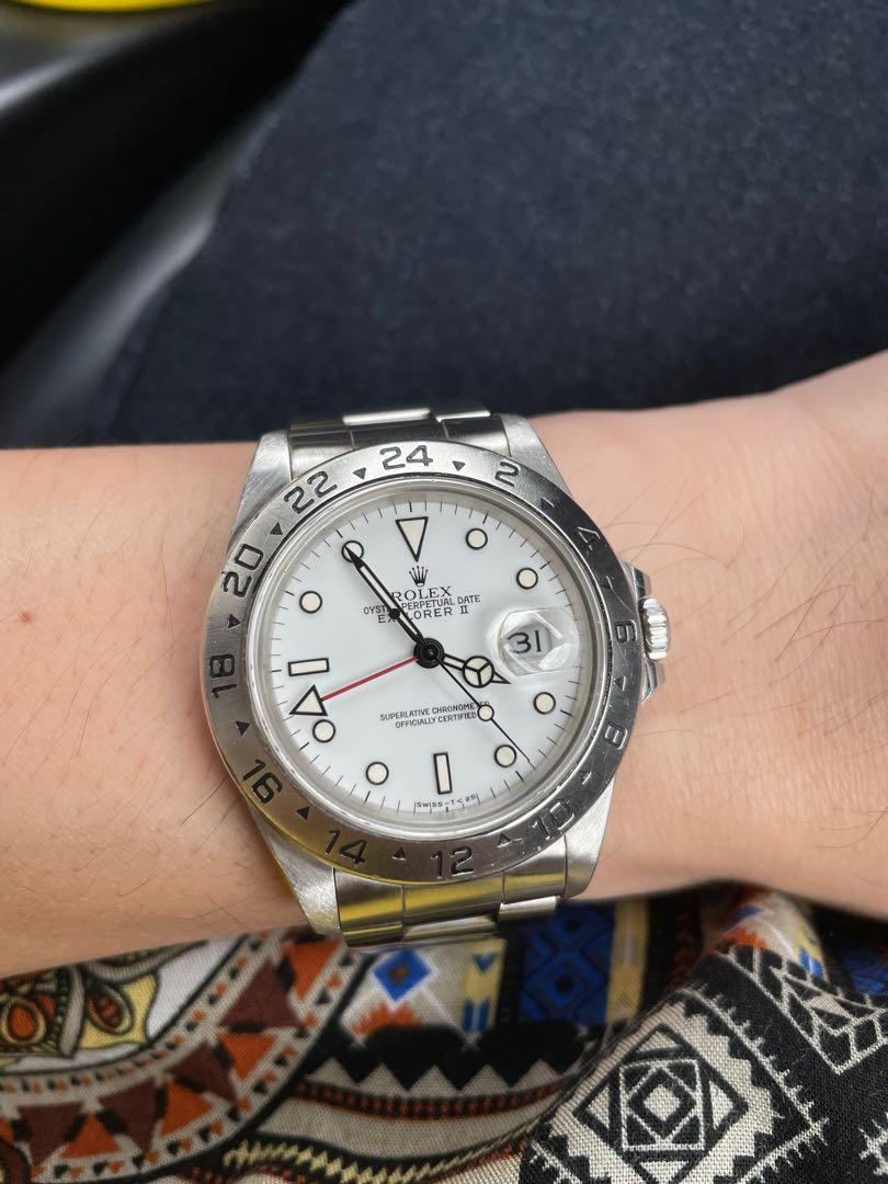 Newly-Serviced Vintage Rolex Explorer II Polar 16570 Tritium