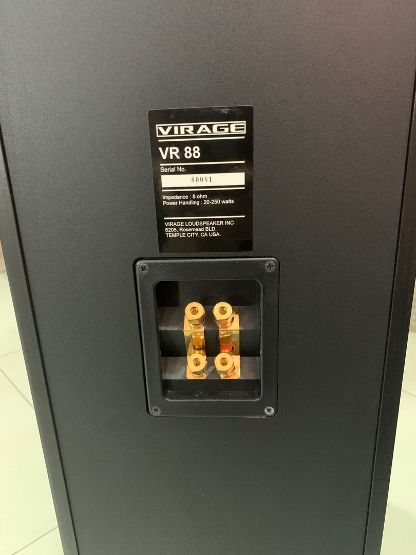 Virage 3-Way Speaker (USA), Audio 