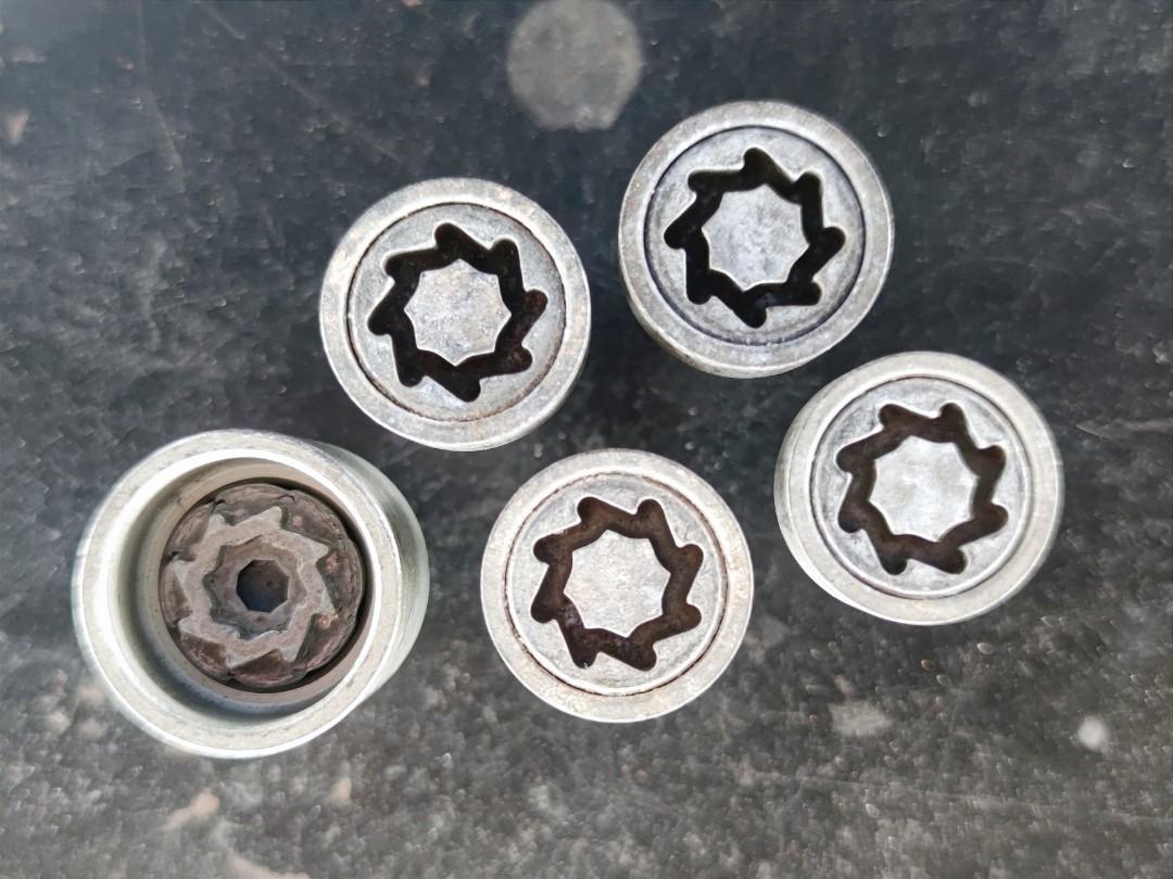 Vw golf mk6 locking shop wheel nut key