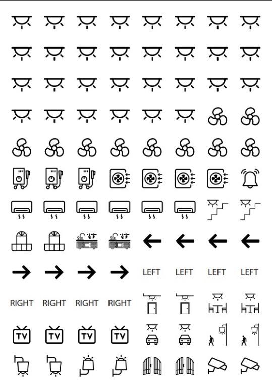 Wall Switch Labels Transparent Stickers, Minimalist Waterproof Wall