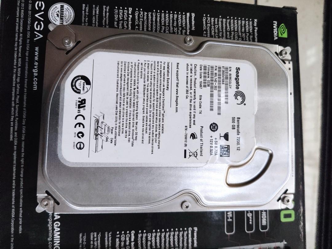 WD & Seagate Hard Drive, DDR3 (Category: Hard Disks & Thumbdrives) located in Manila. Submitted by adrienne.uy04 (Listing ID 1148991477, Image 3). Description: WD 640gb hard drive 1GB DDR3 SO-DIMM Seagate 500gb hard drive 1000 take all.