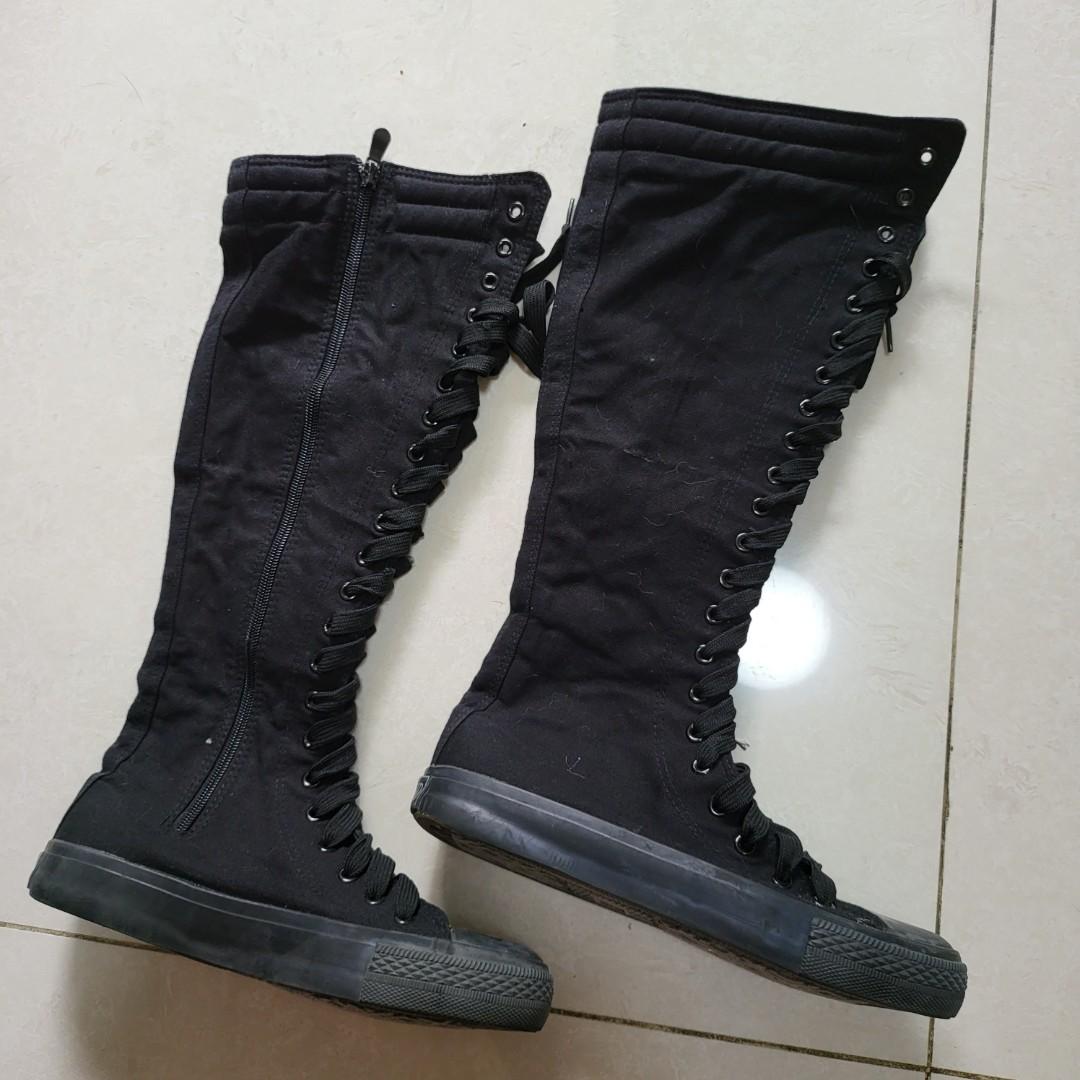West blvd knee high sneakers online