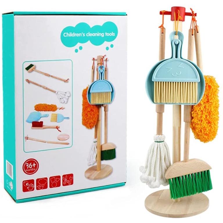  15 PCs Kids Cleaning Set, Play Cleaning Toy Set Includes Broom,  Mop, Brush for Toddlers, Child Size Pretend Play House Cleaning Set,  Housekeeping Supplies, Learning Toys, Birthday Gifts : Toys 