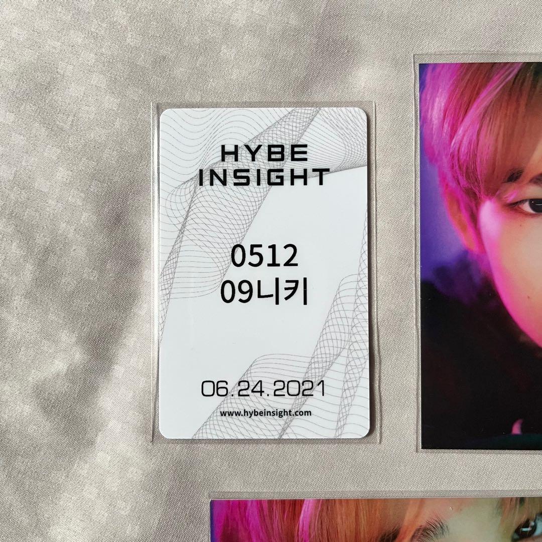 Enhypen Niki Hybe Insight Photocard Set 2 Pcs Wts Enhypen Ni