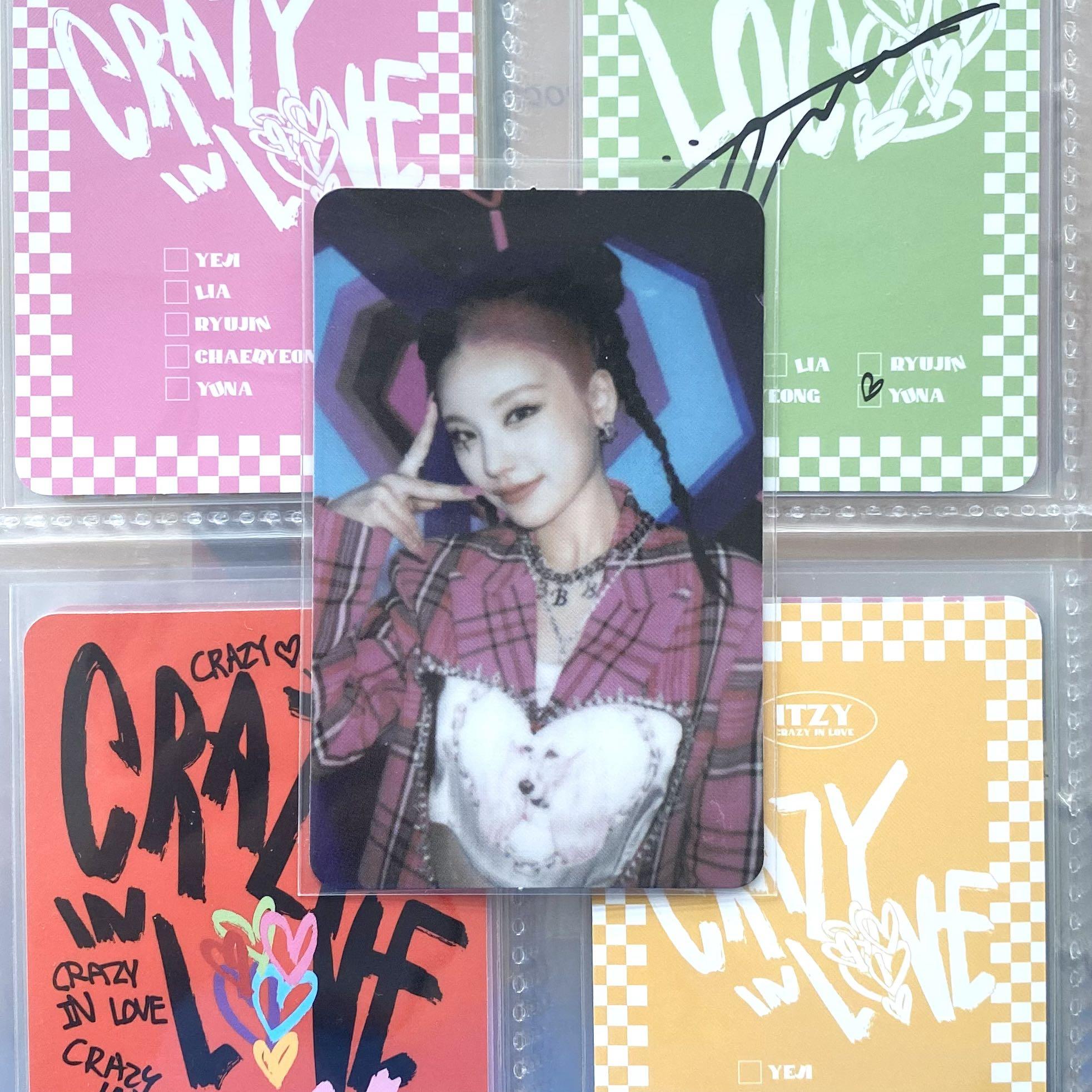 Wtt Itzy Crazy In Love Yeji Special Edition Jewe Case Album Photocard Hobbies Toys