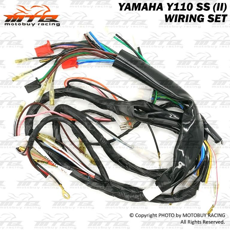 YAMAHA Y110SS (II) HIGH QUALITY WIRING SET, Auto Accessories on Carousell