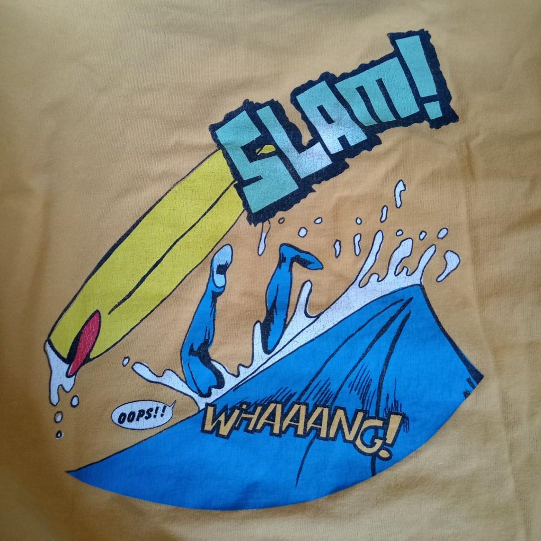 Yellow Graphic T-Shirt, Fesyen Wanita 